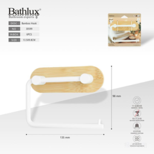 PORTA PAPEL ADHESIVO BASE BAMBU