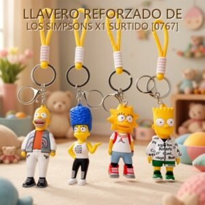 LLAVERO REFORZADO DE LOS SIMPSONS X1 SURTIDO [0767]