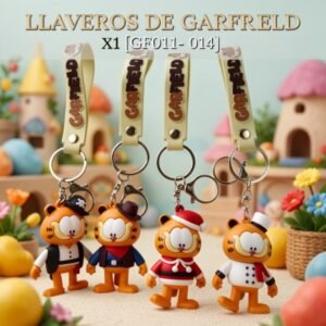 LLAVEROS DE GARFIELD X1 [GF011- 014]