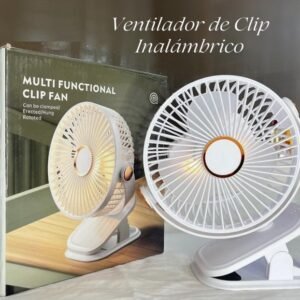 MINI VENTILADOR CLIP RECARGABLE