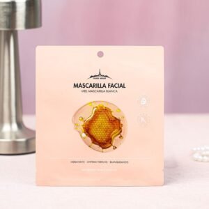MASCARILLA FACIAL FIBRA VEGETAL MIEL · Cód. 61104