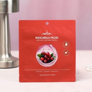 MASCARILLA FACIAL FIBRA VEGETAL ARANDANO · Cód. 61106