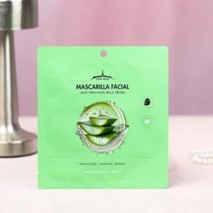 MASCARILLA FACIAL CARBON CRISTALINO ALOE · Cód. 62103
