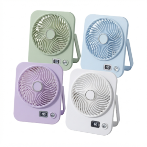 VENTILADOR DE MESA CON DISPLAY DIGITAL