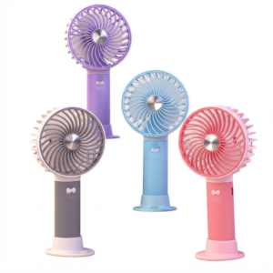 VENTILADOR PORTÁTIL DE MANO CON BASE