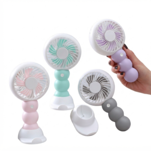 VENTILADOR PORTÁTIL DE MANO CON BASE