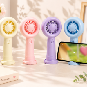 VENTILADOR PORTÁTIL DE MANO CON BASE