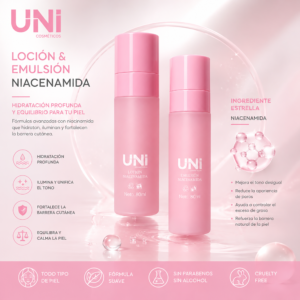 LOCIÓN HIDRATANTE FACIAL NIACINAMIDA 80ML · Cód. 02635