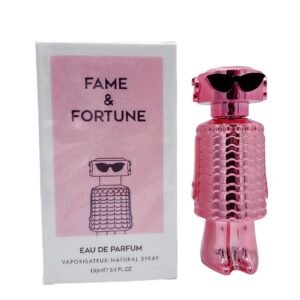 PERFUME MUJER FAME & FORTUNE ROSA 100ML B996-3