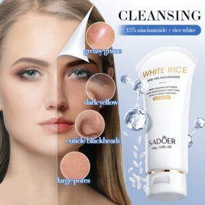 LIMPIADOR FACIAL ILUMINADOR CON NIACINAMIDA Y ARROZ 100G · Cód. 814741