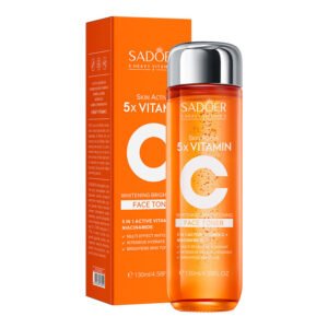 TONER AGUA TONICA CON 5 X VITAMINA C ILUMINADOR REAFIRMANTE E HIDRATANTE 130ML · Cód. 08091