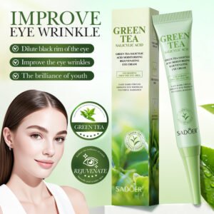CREMA CONTORNO DE OJOS RENOVADORA Y NUTRITIVA CON TÉ VERDE Y ÁCIDO SALICÍLICO 20 G · Cód. 77035
