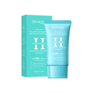 PROTECTOR SOLAR FACIAL SPF50+ PA+++ HIDRATANTE CON ACIDO HIALURONICO 50G · Cód. 781704
