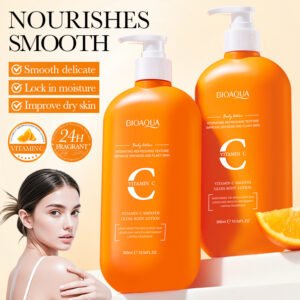 LOCION CORPORAL ILUMINADORA SUAVIZANTE CON VITAMINA C 300ML · Cód. 788697
