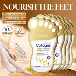 MASCARILLA PARA PIES ANTIARRUGAS CON COLAGENO 40ML/PAR · Cód. 827246
