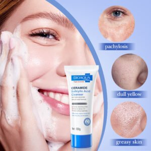 LIMPIADOR FACIAL HIDRATANTE DE ACIDO HIALURONICO CON CERAMIDAS 100G · Cód. 34908