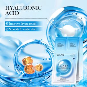 MASCARILLA FACIAL 3 PASOS HIDRATANTE CON ACIDO HIALURONICO 0.8ML+0.8G+25G · Cód. 706929
