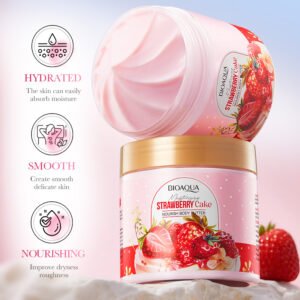 MANTECA CORPORAL FRUTILLA CAKE NUTRITIVA 200G · Cód. 084606