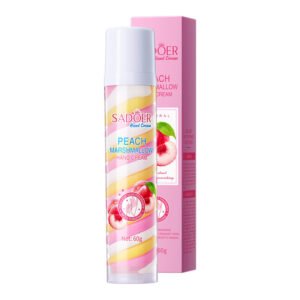 CREMA DE MANOS TRICOLOR MARSHMALLOW CON DURAZNO 60G · Cód. 510694