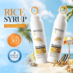 PROTECTOR SOLAR PULPA DE ARROZ EN SPRAY SPF50+ CON VITAMINA C · Cód. 13171