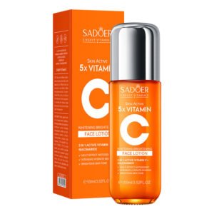 LOTION CON 5 X VITAMINA C ILUMINADOR REAFIRMANTE E HIDRATANTE 100ML · Cód. 08107