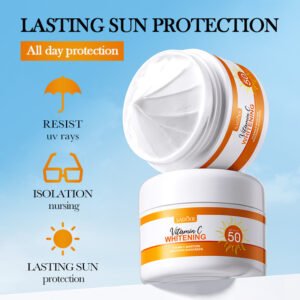 PROTECTOR SOLAR ACLARANTE CON VITAMINA C SPF50+ PA+++ 50G · Cód. 77219