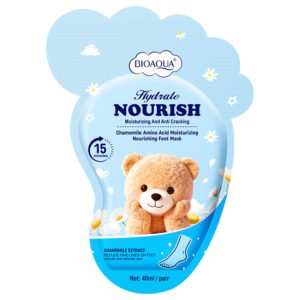 MASCARILLA PARA PIES HIDRATANTE NUTRITIVA CON MANZANILLA Y AMINOACIDOS 40ML/PAR · Cód. 828885