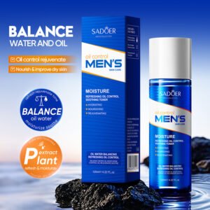TONER AGUA TONICA PARA HOMBRE REFRESCANTE Y CALMANTE CONTROL BRILLO 120ML · Cód. 52193