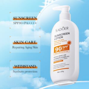 PROTECTOR SOLAR CORPORAL ANTIFOTOENVEJECIMIENTO SPF90+ PA++++ 220 ML · Cód. 80519