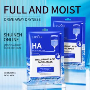 MASCARILLA FACIAL ACIDO HIALURONICO EFECTO GLOW HIDRATANTE · Cód. 15327