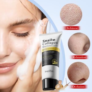 LIMPIADOR FACIAL SUAVE CON COLÁGENO Y BABA DE CARACOL 100 G · Cód. 09654