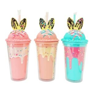 VASO HELADO C/ SORBETE 450ML DY-270007-1