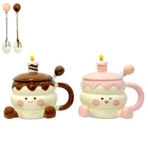 TAZA C/ CUCHARITA CAKE WL619