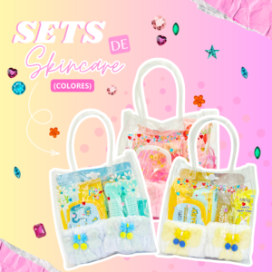 SET DE SKINCARE ( colores surtidos/productos varialos )