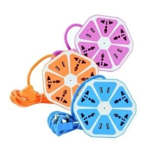 ALARGUE REDONDO 4 USB CAJA