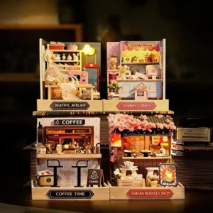 Mini Escena Decoración 3d C/luz Led Para Armar Diy