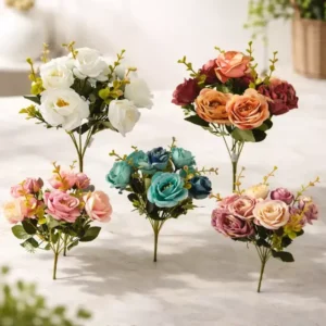 Ramo Rosa Artificial Trae 10 Rosas -382