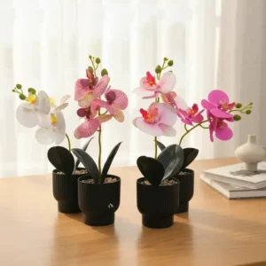 Planta Orquídea Artificial C/maceta 34cm Deco Evento