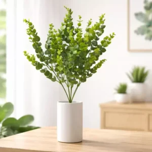 Ramo Hoja De Eucalipto Artificial Plástico