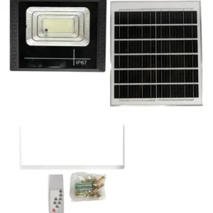 Reflector Solar Led 300w Exterior Panel Solar+control Remoto