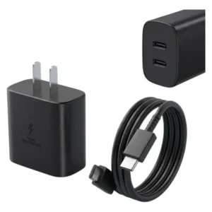 Cargador 80w Super Rápido 2puertos Tipo C