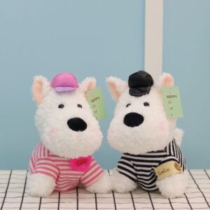 Perrito a rayas 23cm
