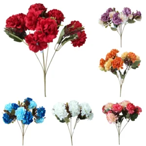 Ramo Flores Hortensia Artificial Trae 10 Flores