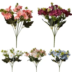 Ramo Margarita Artificial Viene 18 Flores