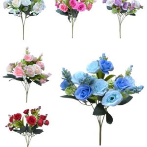 Ramo Rosa Artificial Viene 10 Rosas/ramo