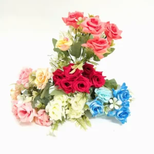 Ramo Rosa ARTIFICIAL Vienen Con 7 Rosas