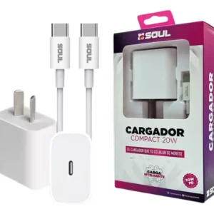 Cvq-pd20wt cargador soul 20w c a c 1mt 12183