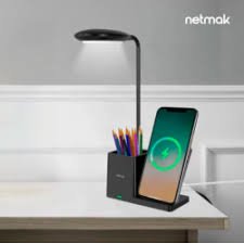 Nm-cl15 lampara led netmak negro carg inalambrico 13038