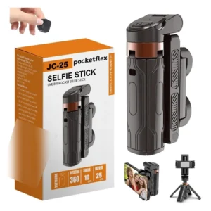 By0943 tripode de bolsillo plegable 3en1 c/control 13225