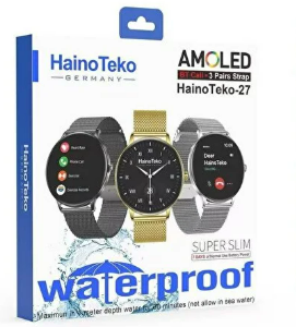 Hainoteko-27 smartwatch resistente al agua 13317